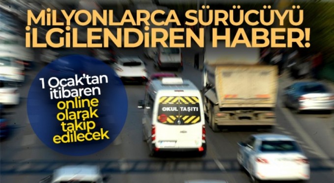 Milyonlarca sürücüyü ilgilendiren haber!