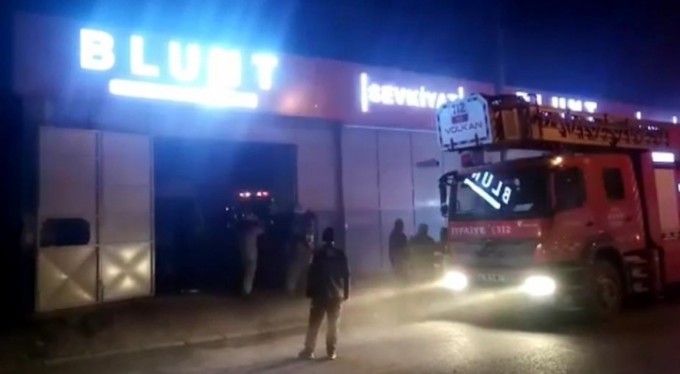 İmalathanede korkutan yangın