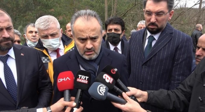 Başkan Aktaş facia yerinde