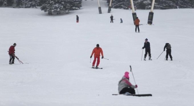 Kara hasret kalanlar soluğu Uludağ'da aldı