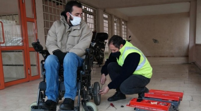 Büyükşehir engellilerin ayağına gidiyor