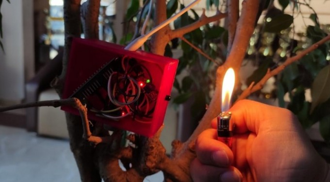 Orta okul öğrencileri orman yangınlarını bitirecek cihaz üretti