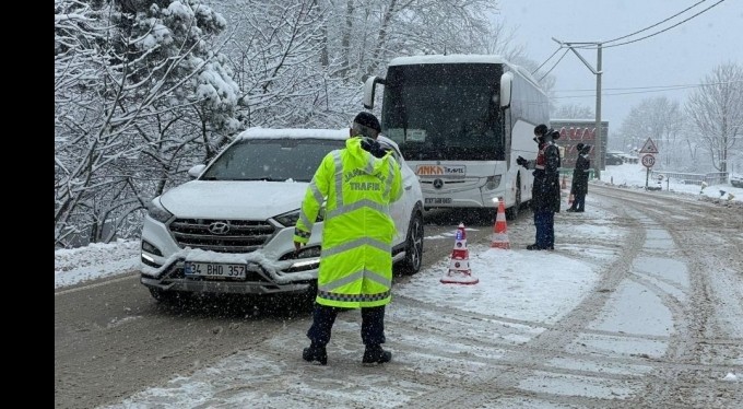 Uludağ'a zincirsiz çıkış izni verilmiyor