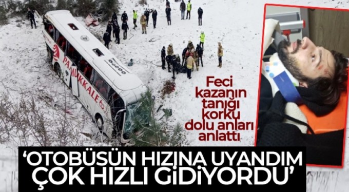 Şarampole yuvarlanan otobüsteki yolcu korku dolu anları anlattı: "Çok hızlıydı"