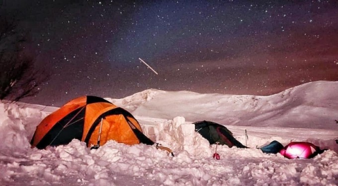 Uludağ'da milyon yıldızlı kamp