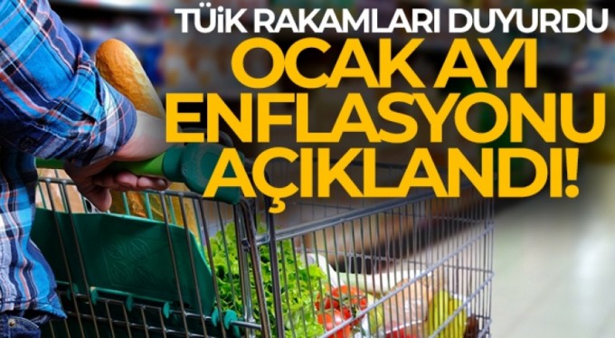 Ocak ayı TÜFE oranı yüzde 11,10 olarak açıklandı