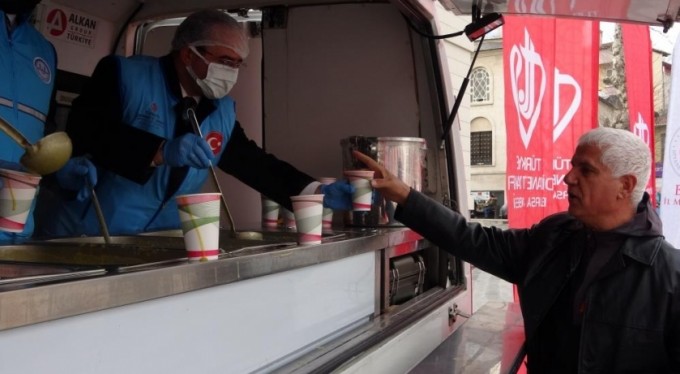 Bursa İl Müftülüğünden 3 bin kişiye çorba ikramı