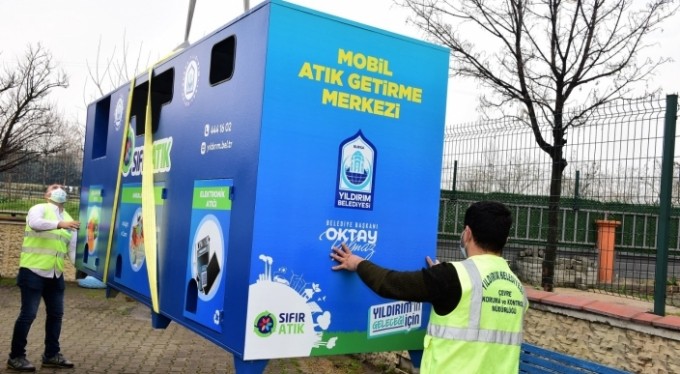 YILDIRIM'IN SIFIR ATIK ÇALIŞMALARI ÖRNEK OLUYOR