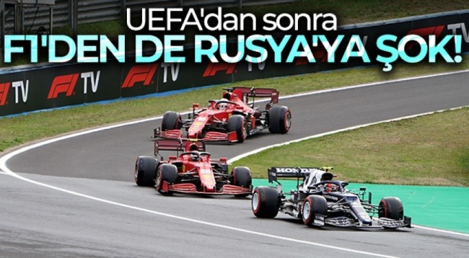 F1, Rusya GP'sini iptal etti
