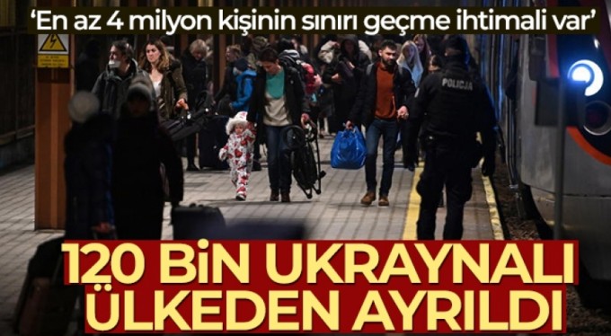 BM: '120 bin Ukraynalı ülkeden ayrıldı'
