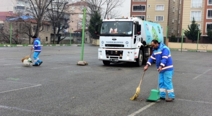 Yıldırım'da temizlik seferberliği