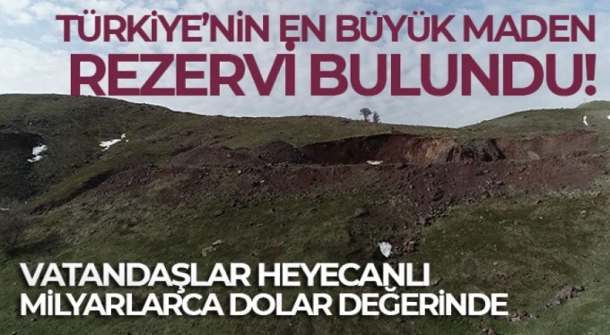 Türkiye'nin en büyük maden rezervinin bulunduğu ilçede vatandaşlar heyecanlı