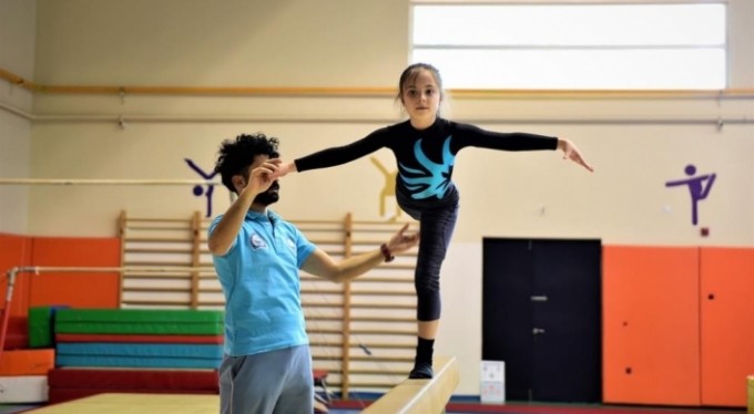 Yıldırım'da 11 bin çocuğa cimnastik eğitimi