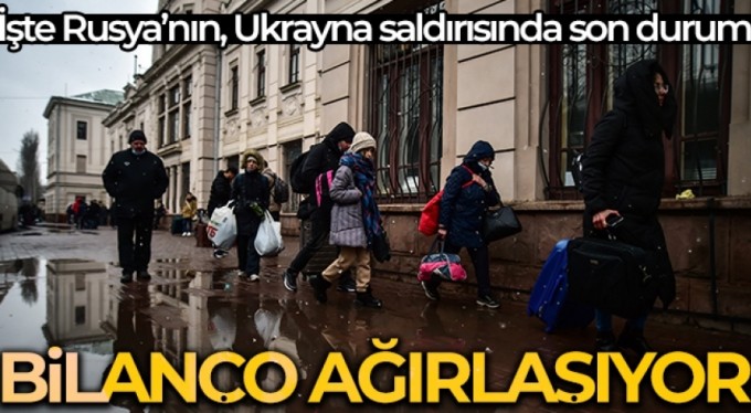 Rusya'nın Ukrayna'ya saldırısının bilançosu açıklandı