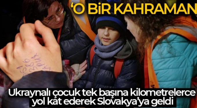 Ukraynalı çocuk tek başına kilometrelerce yol kat ederek Slovakya'ya geldi