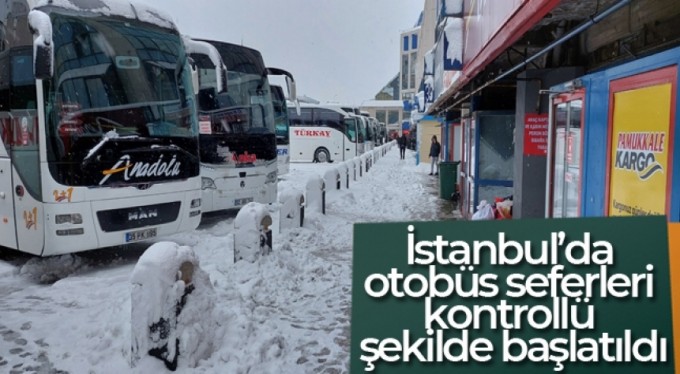 İstanbul'da şehirlerarası otobüs seferleri kontrollü olarak başladı