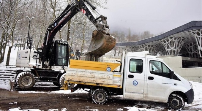 Yıldırım'da kar seferberliği