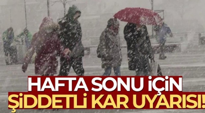 Meteoroloji uzmanından İstanbul'da hafta sonu için şiddetli kar uyarısı