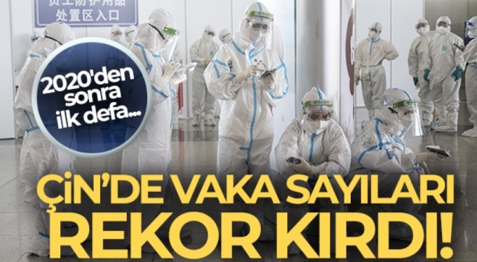 Çin'de vaka sayısı 2020'den sonra en yüksek seviyeye ulaştı