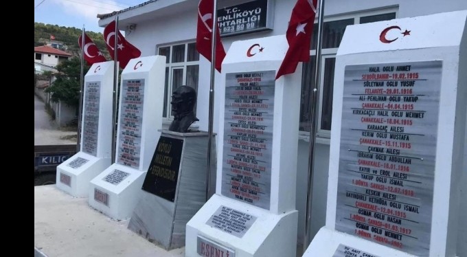 1915 Çanakkale Köprü açılışı öncesi 69 kırsal mahalleye Şehitler Abidesi yapıldı