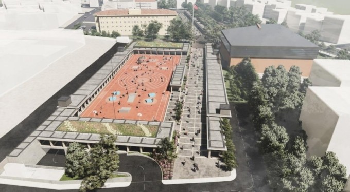 Yıldırım'ın Bayrak Meydanı göz kamaştıracak