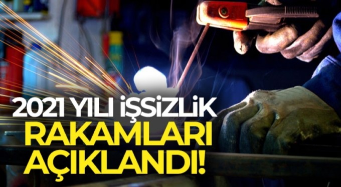 İşsizlik oranı 2021 yılında yüzde 12 oldu