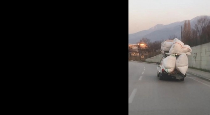 Bursa'da trafikte tehlikeli taşımacılık
