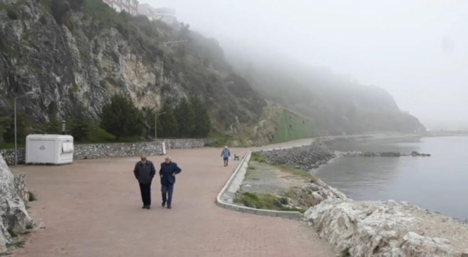 Marmara Denizi kıyılarında sis etkili oldu