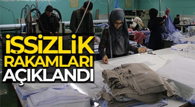İşsizlik rakamları açıklandı