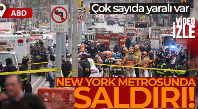 ABD'nin New York metrosunda saldırı!