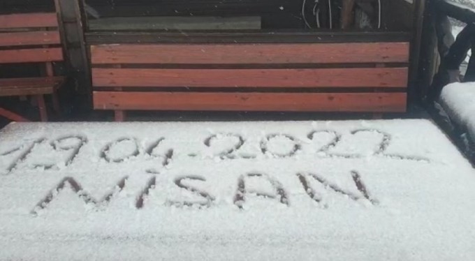 Uludağ'da yoğun kar yağışı tekrardan başladı