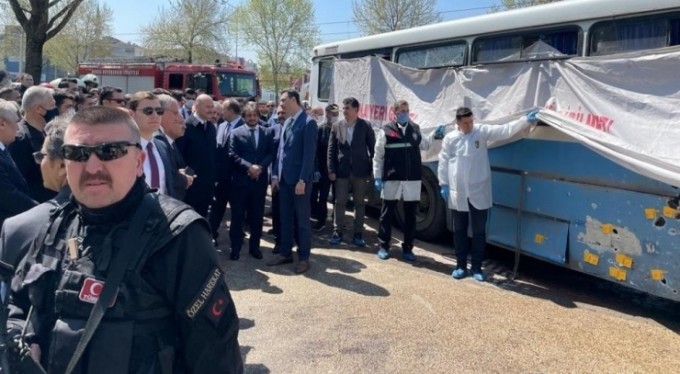 Adalet ve İçişleri Bakanları olay yerinde inceleme yaptı