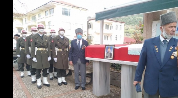 Bursa'da Kore gazisi son yolculuğuna uğurlandı
