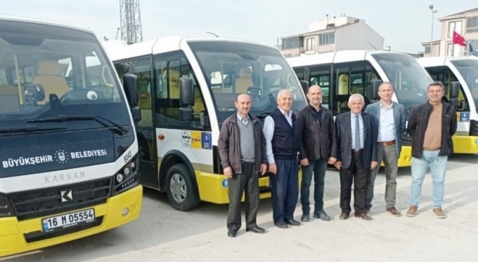 Mustafakemalpaşa'da halk otobüsleri yenileniyor
