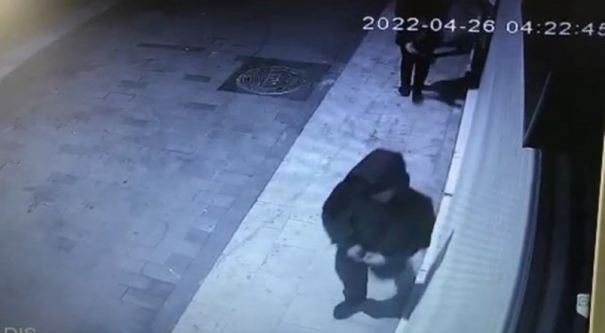 Sürüngen hırsızlar kamerada