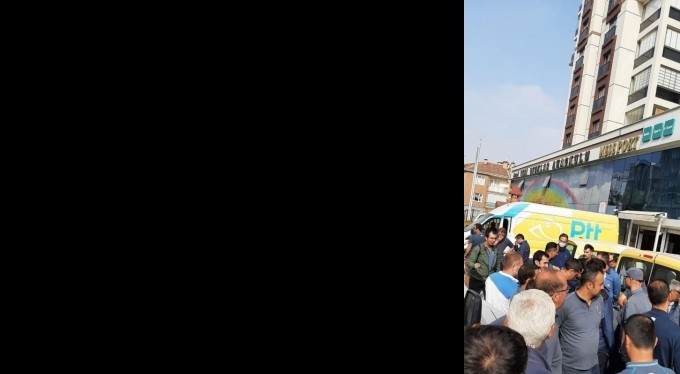 PTT çalışanları eylemde