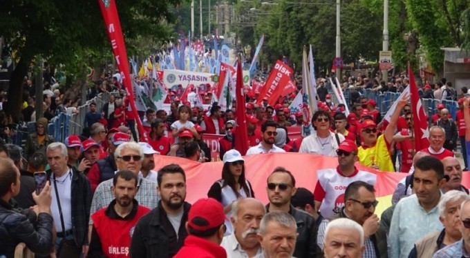 Bursa'da 1 Mayıs kutlamaları