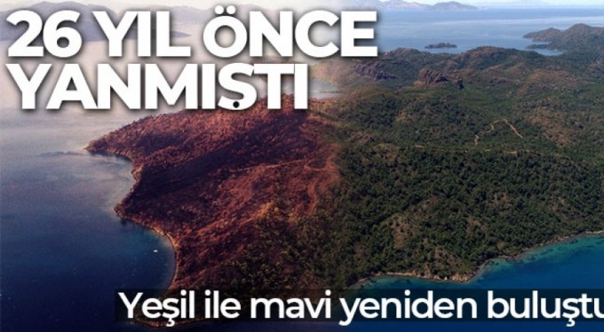 26 yıl önce yandı, yeşil ile mavi tekrar buluştu