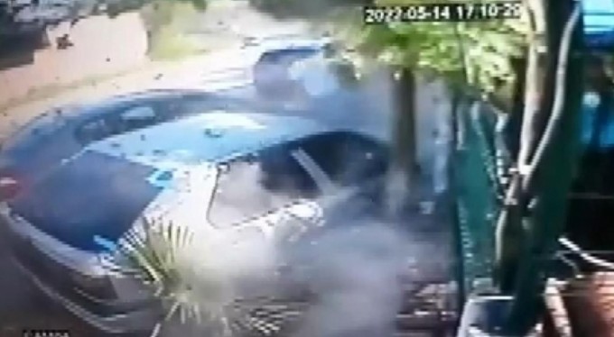 Bursa'da saniyelerle ölümden böyle kurtuldular