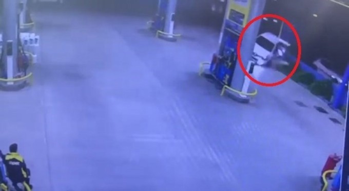 Bursa'da facia teğet geçti