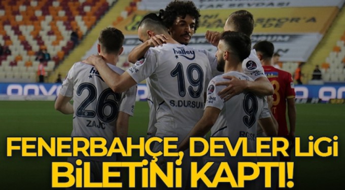 Fenerbahçe, Devler Ligi biletini kaptı!