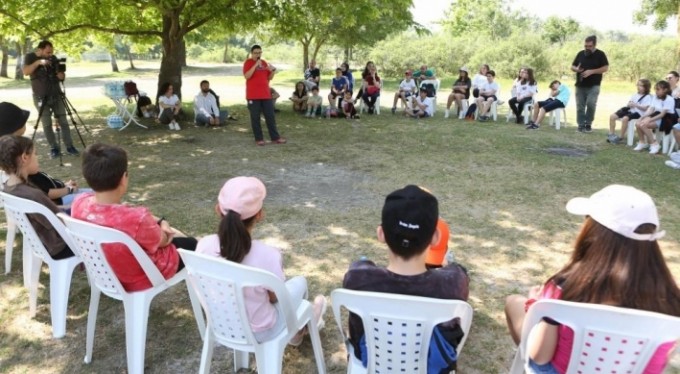 Nilüfer'in 'İklim Sözcüleri' biyolojik çeşitlilik ve yaban hayatını öğrendi