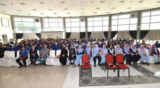 Osmangazi Temizlik ve Park Bahçeler personeline 'Şüpheli paket' eğitimi