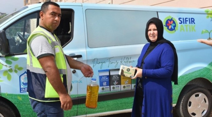 Atık dönüşümüne Yıldırımlı kadınlardan destek