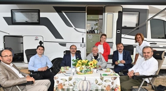 Kamp ve karavan tutkunları Bursa'da buluştu