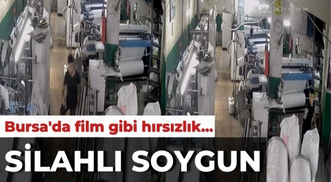 Bursa'da film sahnelerini aratmayan hırsızlık