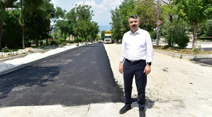 Yıldırım'da 6 ayda 22 bin ton asfalt