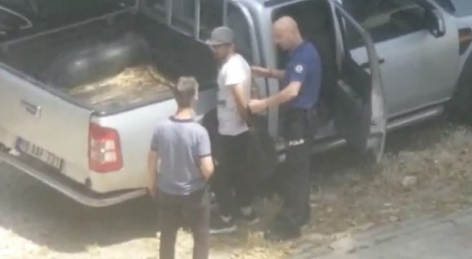 Otomobil faresi polise böyle yakalandı