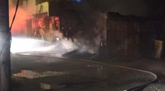 Bursa'da korkutan yangın