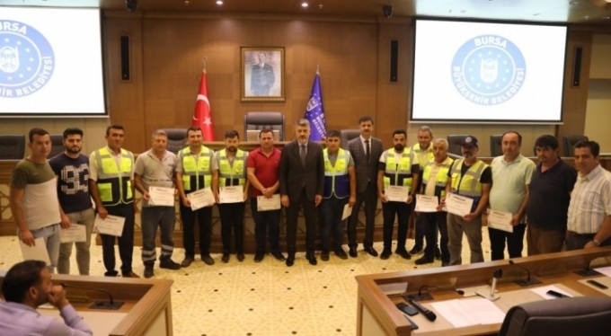 Ulaştıran ekip, sertifikalarına kavuştu